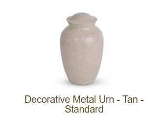 Decorative Metal Urn